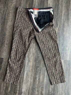 Cartonnier Brown & Black Patterned Chinos